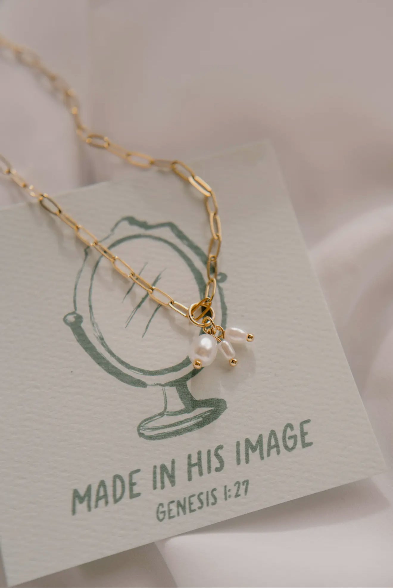 Made In His Image Charm Necklace