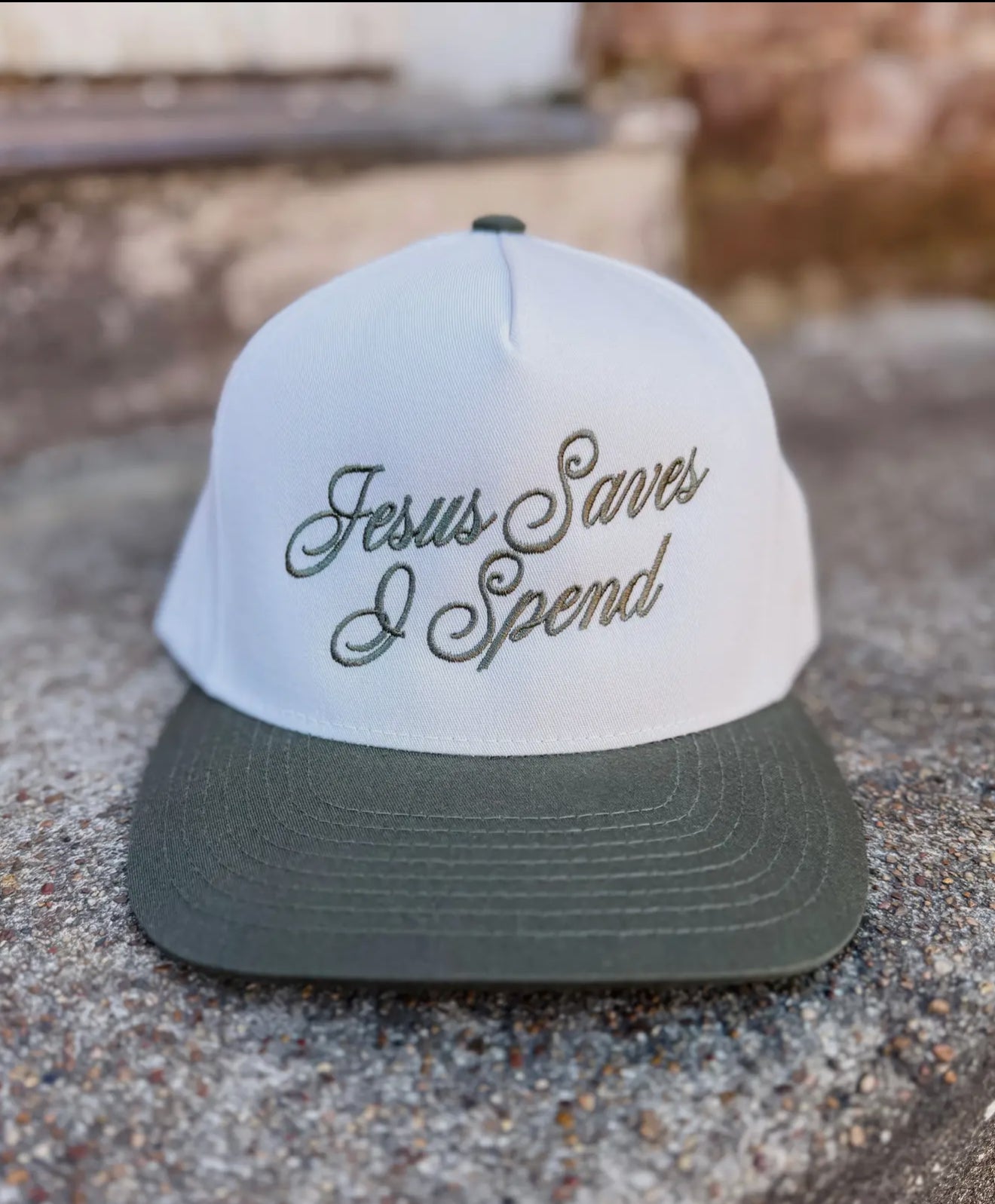 Jesus Saves I Spend Cap