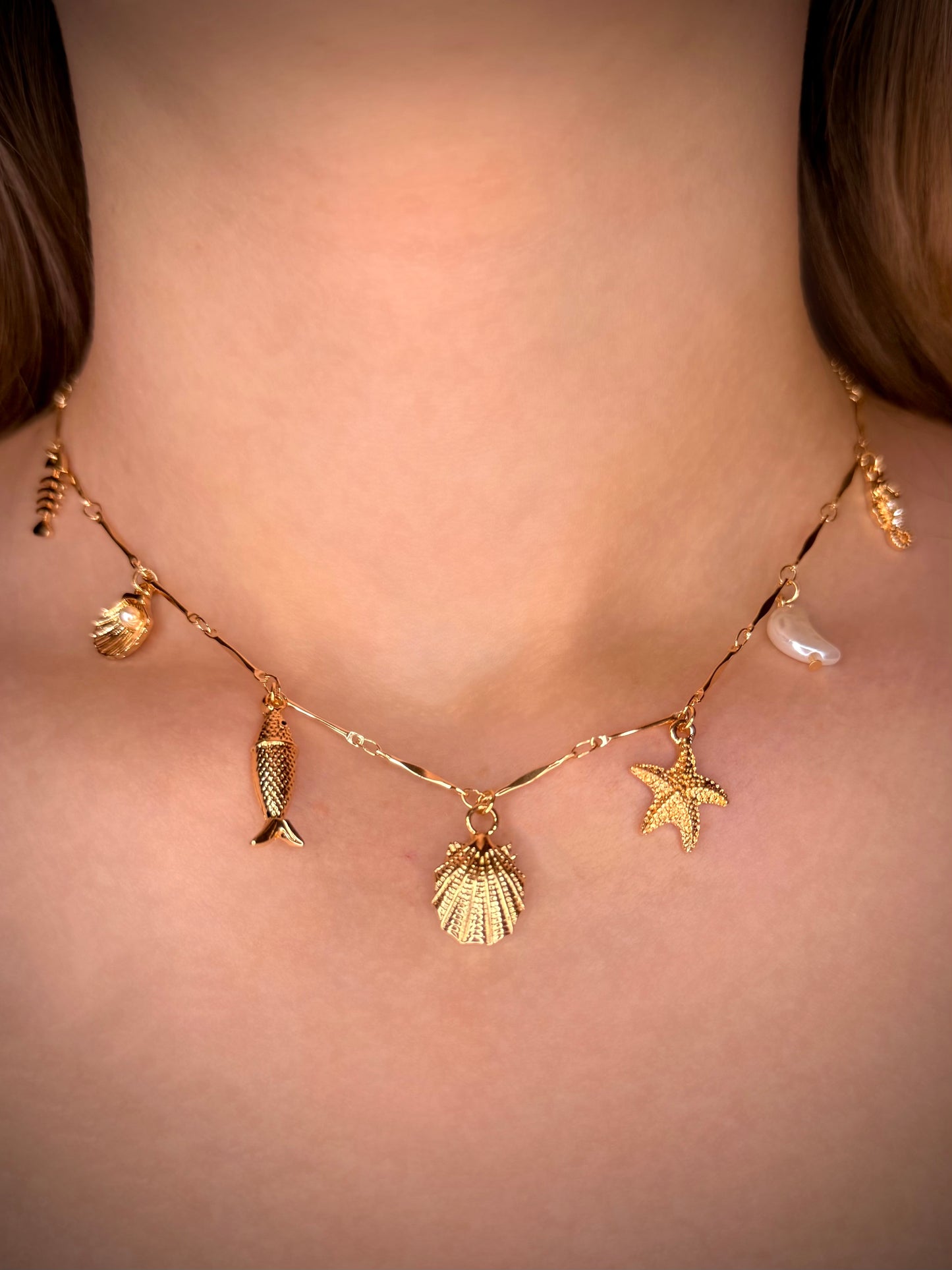 Sea Life Charm Necklace