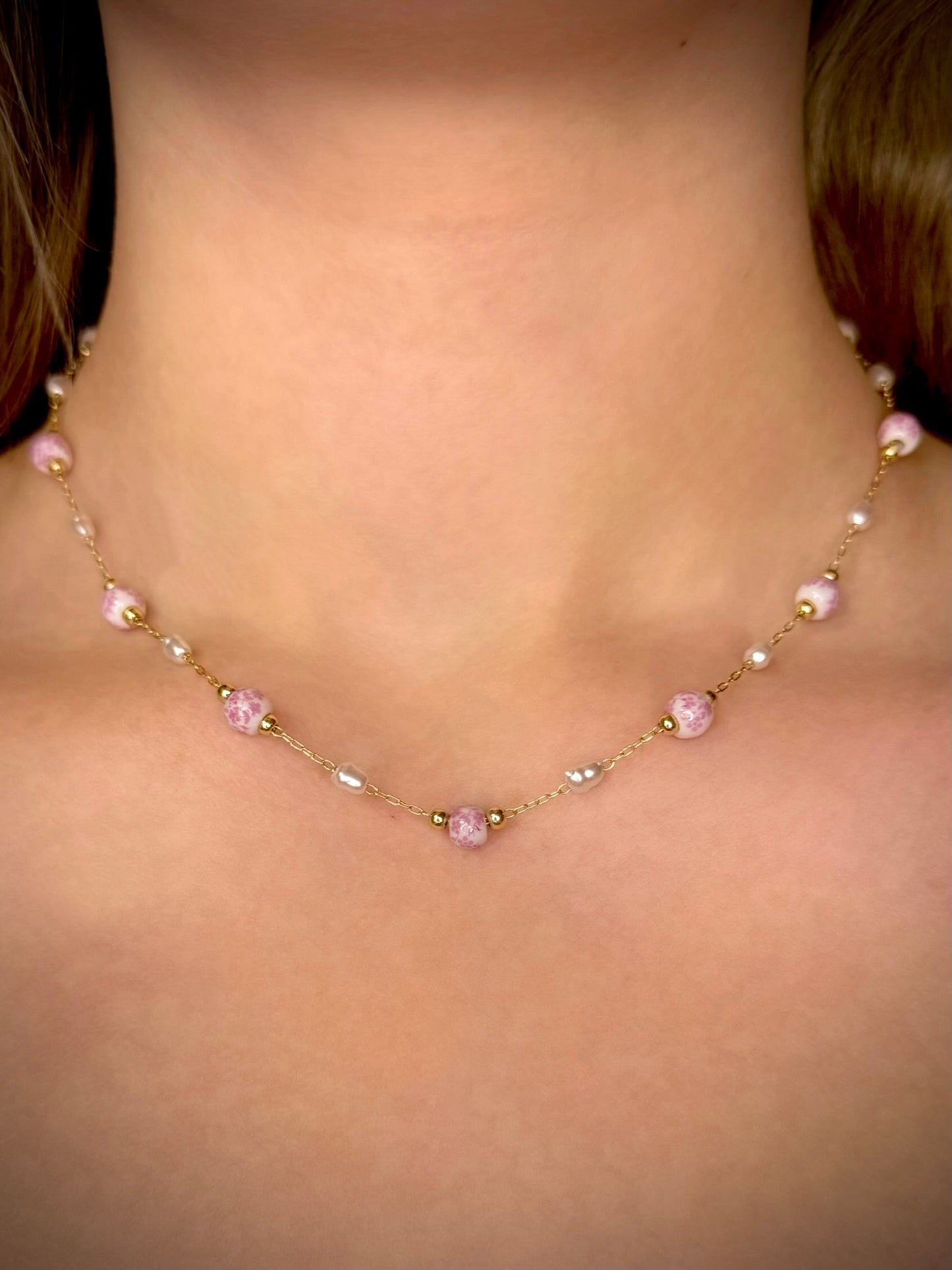 Paisley Pearl Necklace